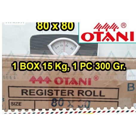 OTANI KERTAS THERMAL 80MM X 80MM STRUK KASIR 80x80 / 80 x 80 - JUAL PER ROLL