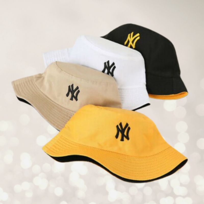 TOPI PRIA WANITA BUCKET NY DEWASA 2 WARNA