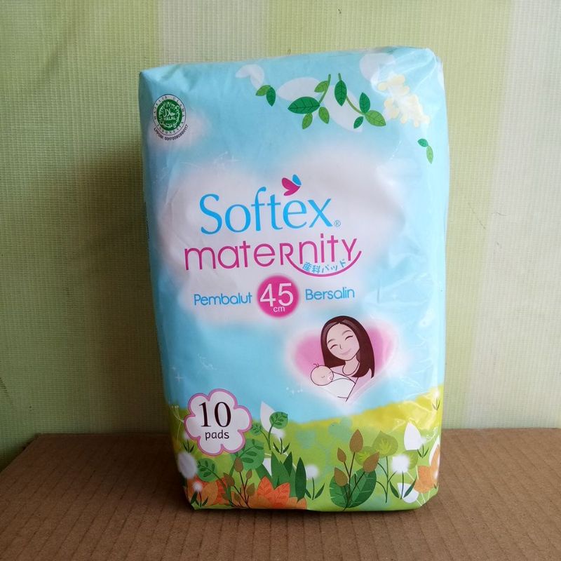 SOFTEX MATERNITY PEMBALUT BERSALIN 45CM 10PADS, 20PADS