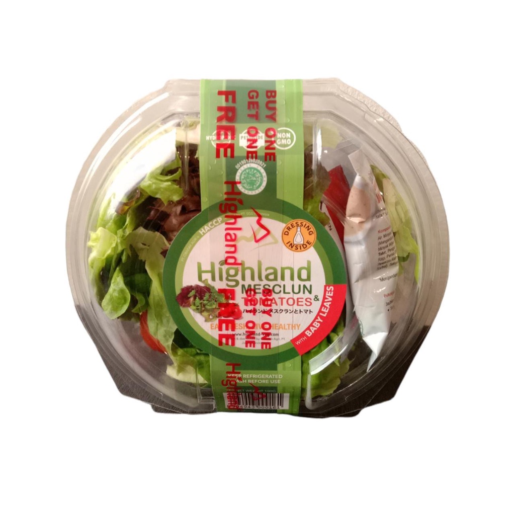 

HIGHLAND MESCLUN TOMATOES / SAYURAN 100 GR