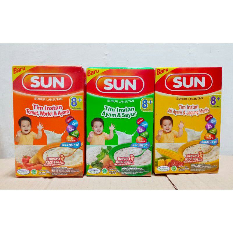 SUN Bubur Tim Instan 8m+ 100gr Box
