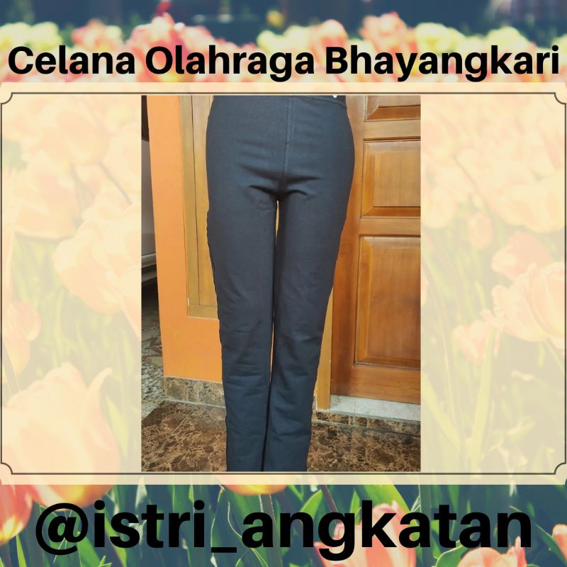 Celana Olahraga Bhayangkari Bahan Spandek ukuran S-XL