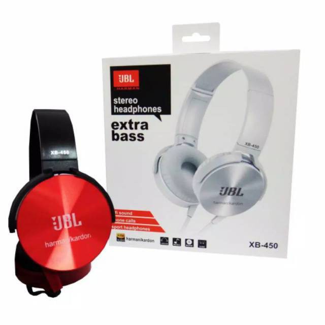 Headphone Jbl Xtra Bass + Mic Suara Dijaminn