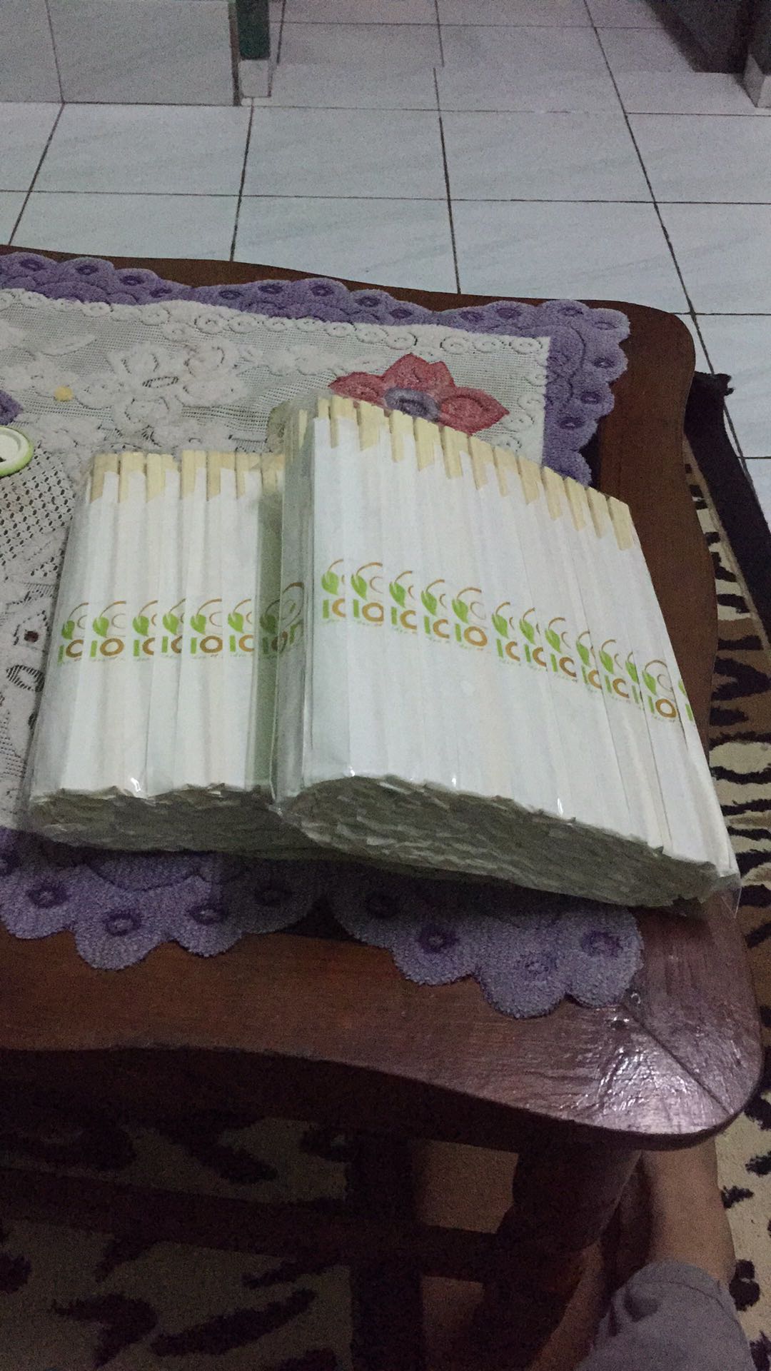 Sumpit Kayu Bungkus Kertas Isi 100 Pasang