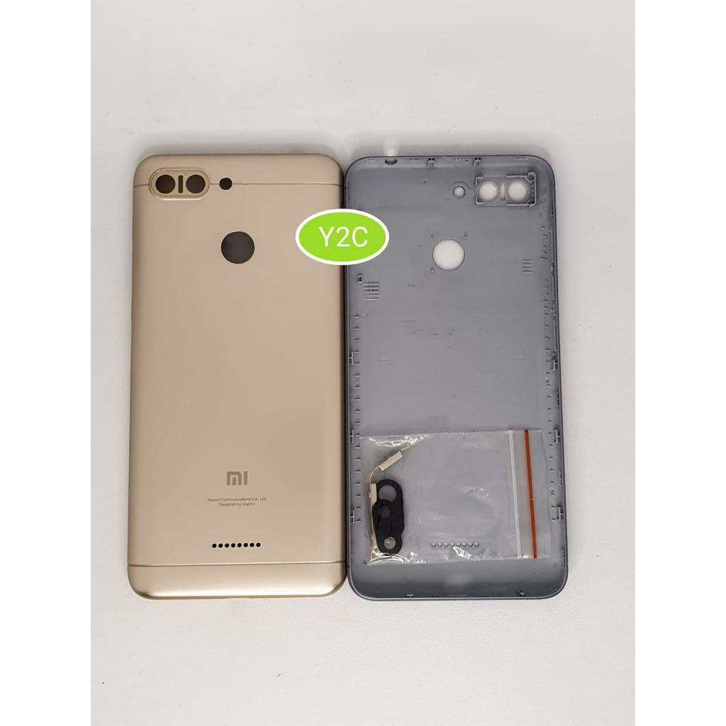 BACK COVER / BACK CASE / TUTUP BELAKANG / TUTUP BATRE / BATERAI XIAOMI REDMI 6 1 SIM