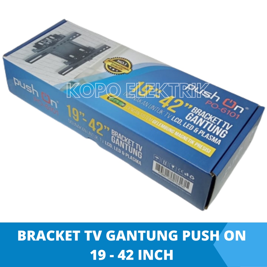 Push On Bracket LED TV 14&quot;-42&quot;  Breket Smart TV LCD led