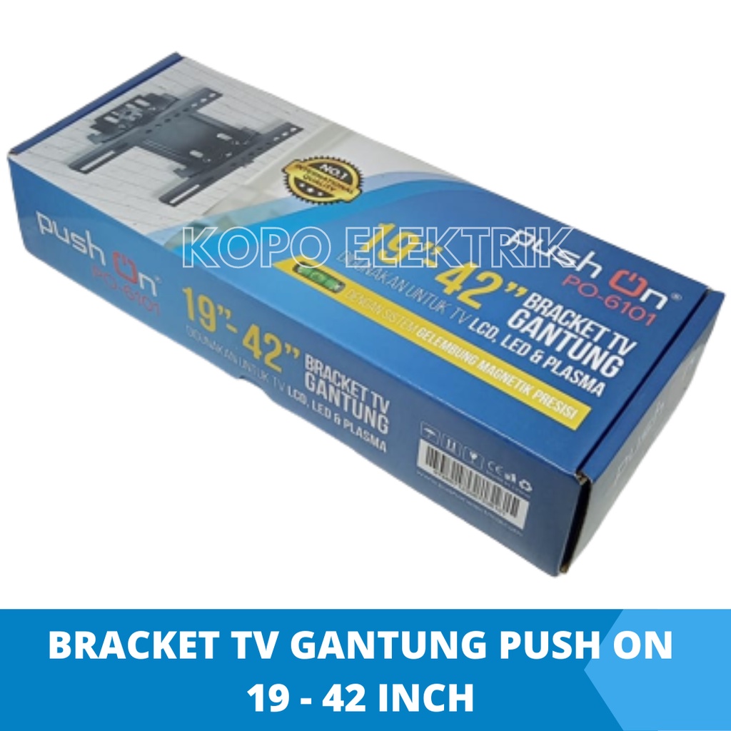 Push On Bracket LED TV 14&quot;-42&quot;  Breket Smart TV LCD led