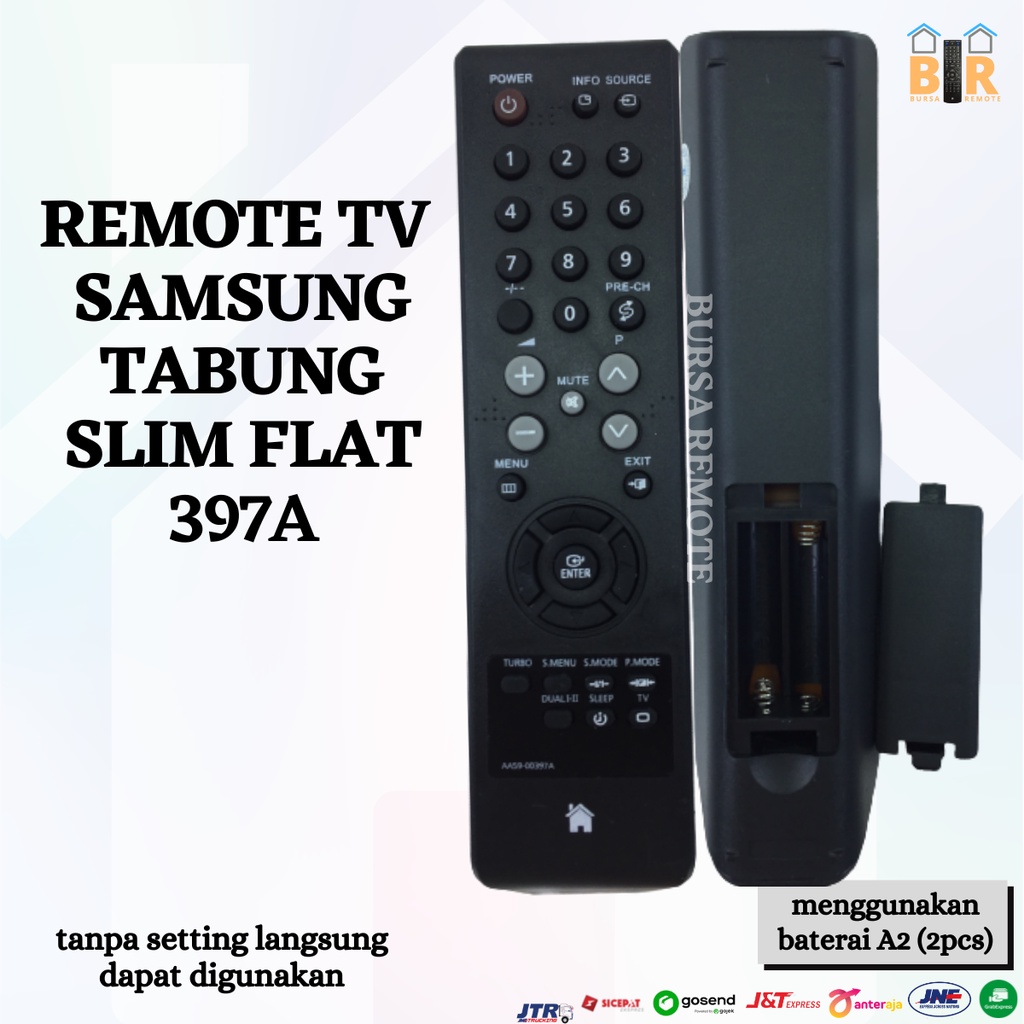 Remot Remote TV TABUNG SLIM FLAT AA59-00397A / ECER DAN GROSIR