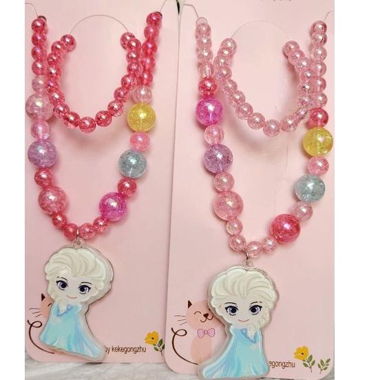 Buruan Cek [ULTRATOYS] KALUNG LAMPU ANAK PRINCESS MERMAID IMPORT