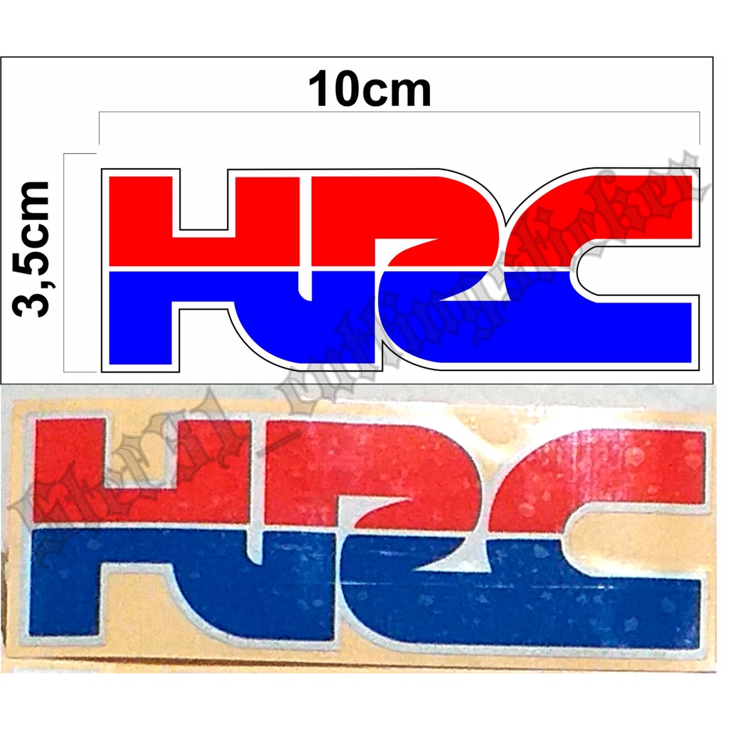 

Stiker cutting logo HRC, sticker HRC