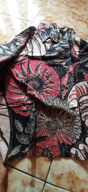 Batik Pria Modern Premium Solo Produksi Pabrik Batik Aluna Pcw 004