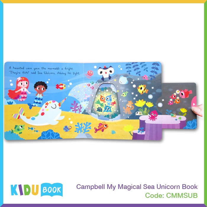 Buku Cerita Bayi dan Anak Campbell My Magical Sea Unicorn Book Kidu Baby