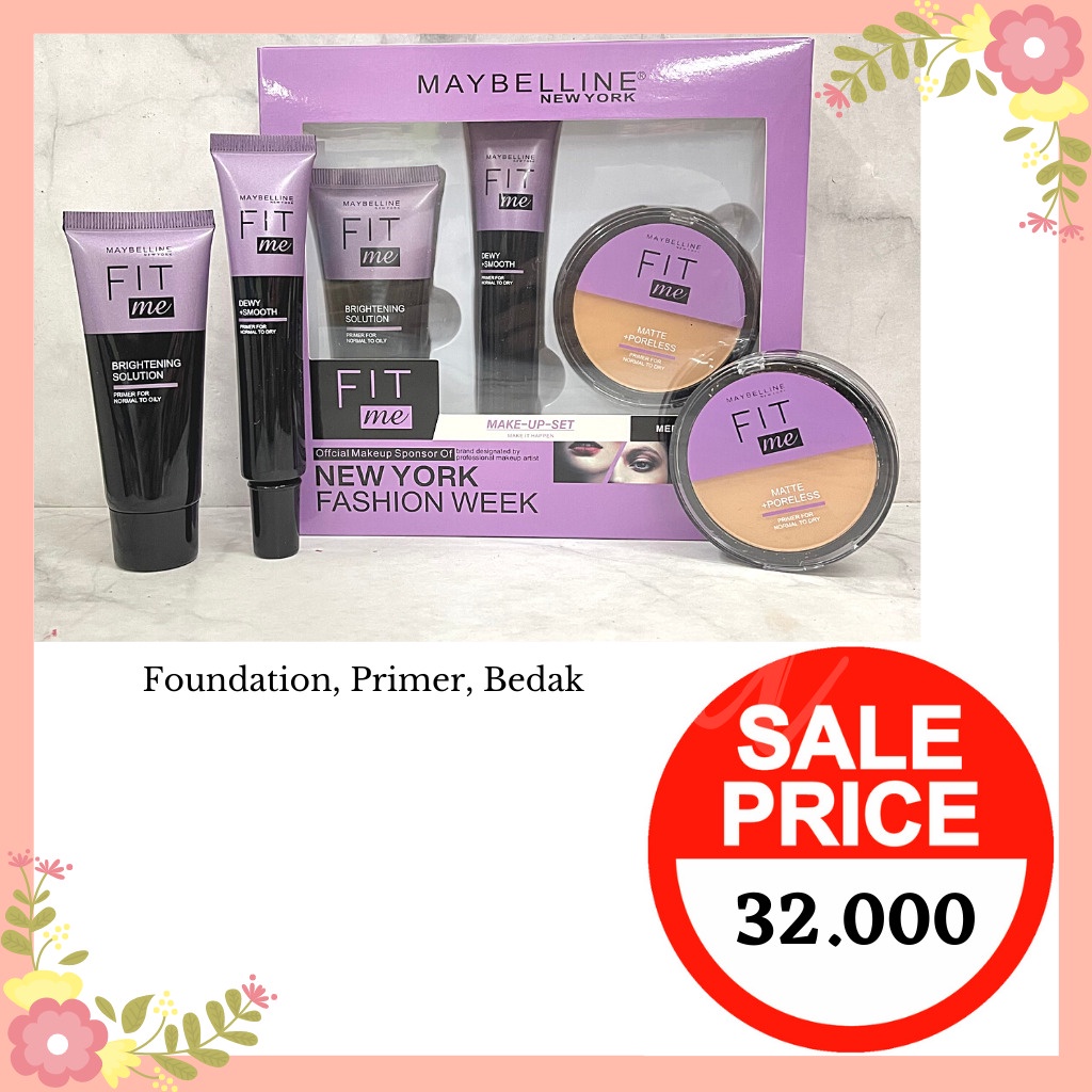 BIG SALE PAKET MAKE-UP MAYBELIN ISI 3 !!!