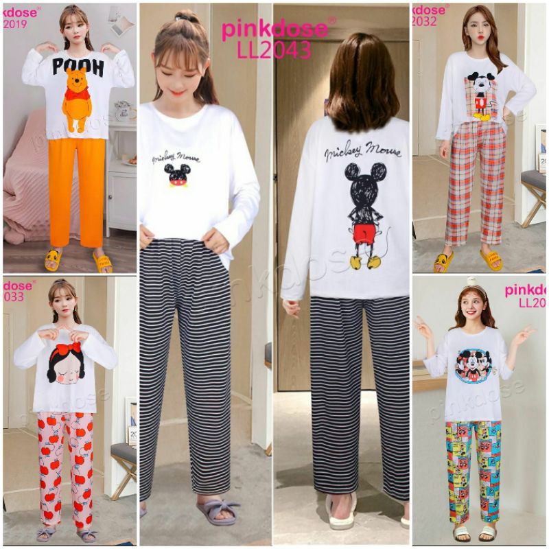 PIYAMA IMPORT PP PINKDOSE MURAH PREMIUM QUALITY