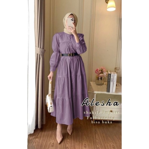 Terbaru | Gamis Brokat Jumbo Big Size Elegan Mewah Simpel Gamis Terbaru2022 model terbaru Real Pict 