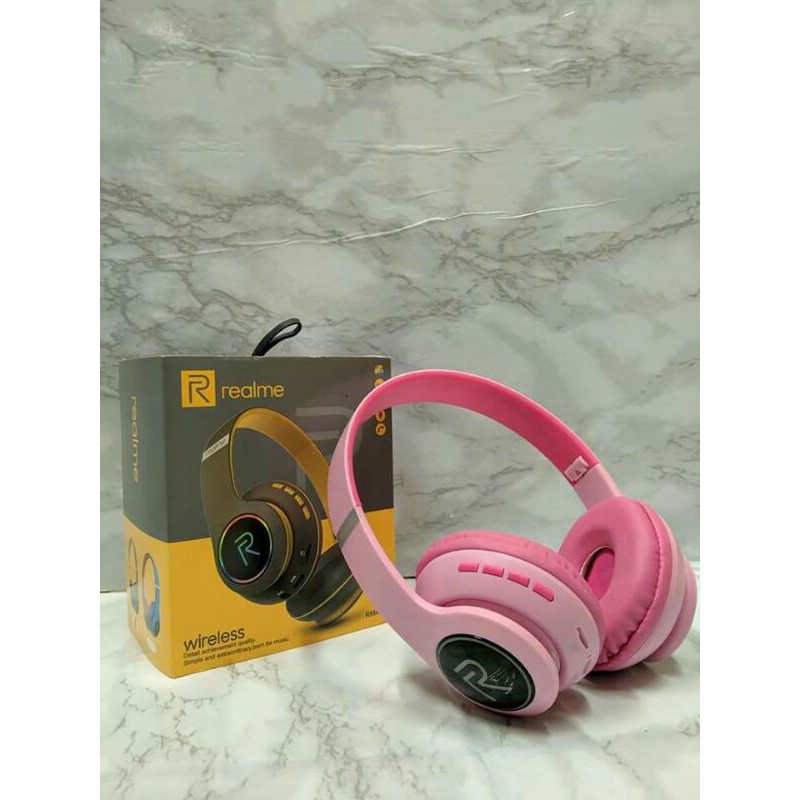 BT Realme Headphone DJ RMA 66 Wireless Bluetooth Stereo Headset earphone Bando RMA-66
