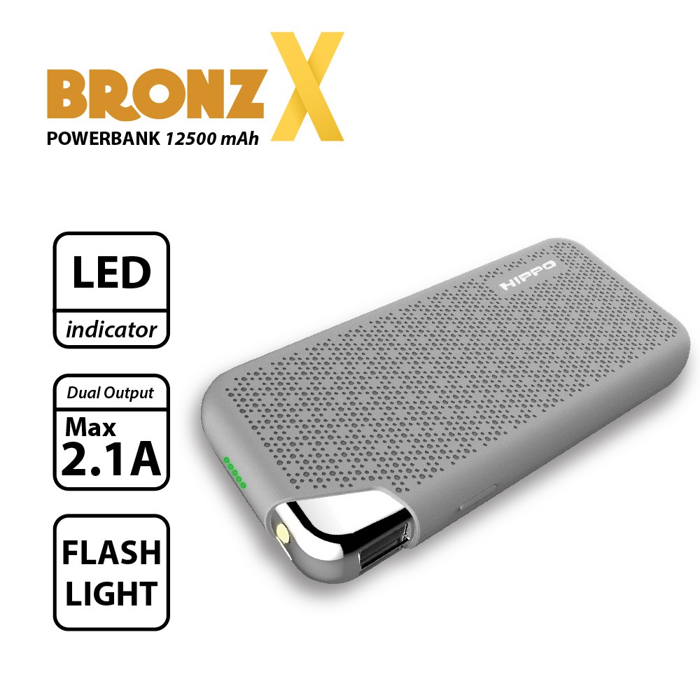 Powerbank HIPPO Bronz X Simple Pack 15000mAh