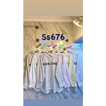 BAJU WANITA TERBARU/kemeja balenciaga