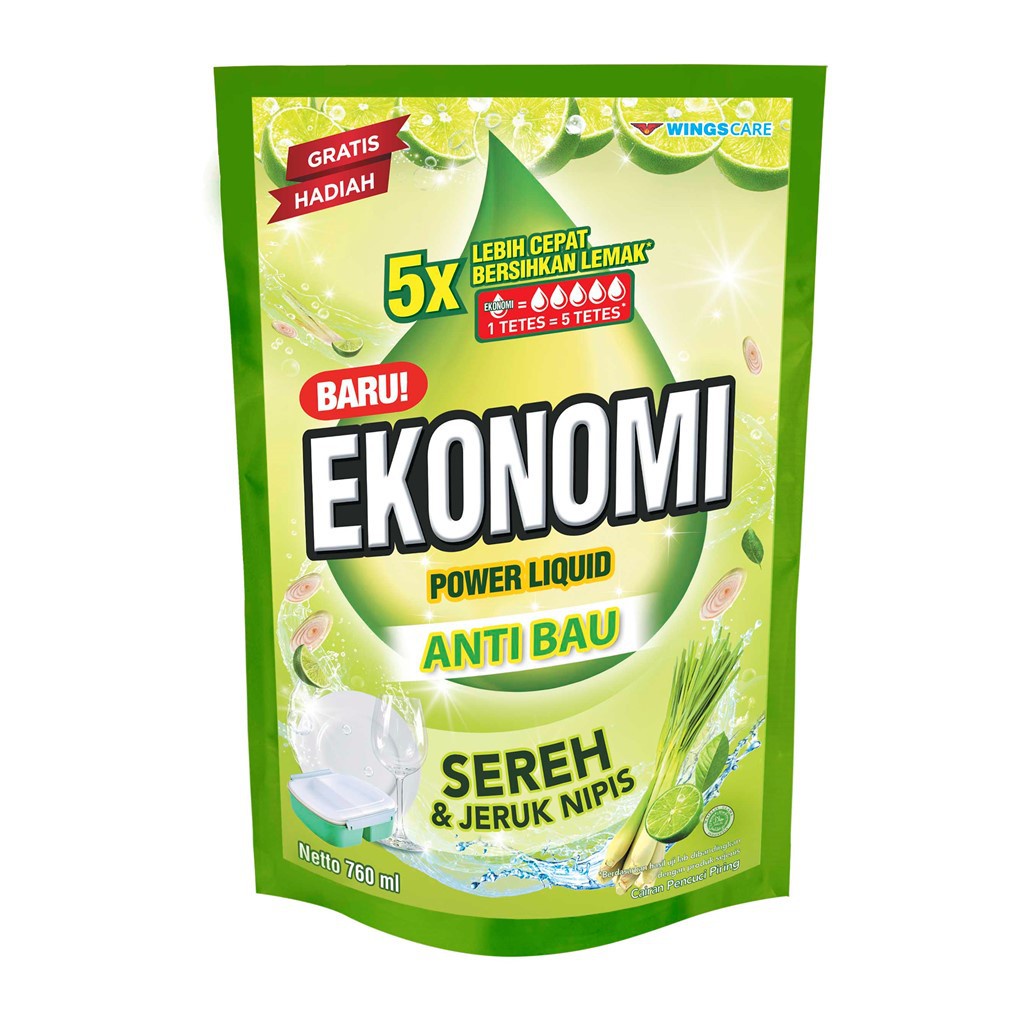 EKONOMI PENCUCI PIRING LIQUID SJ 132ML