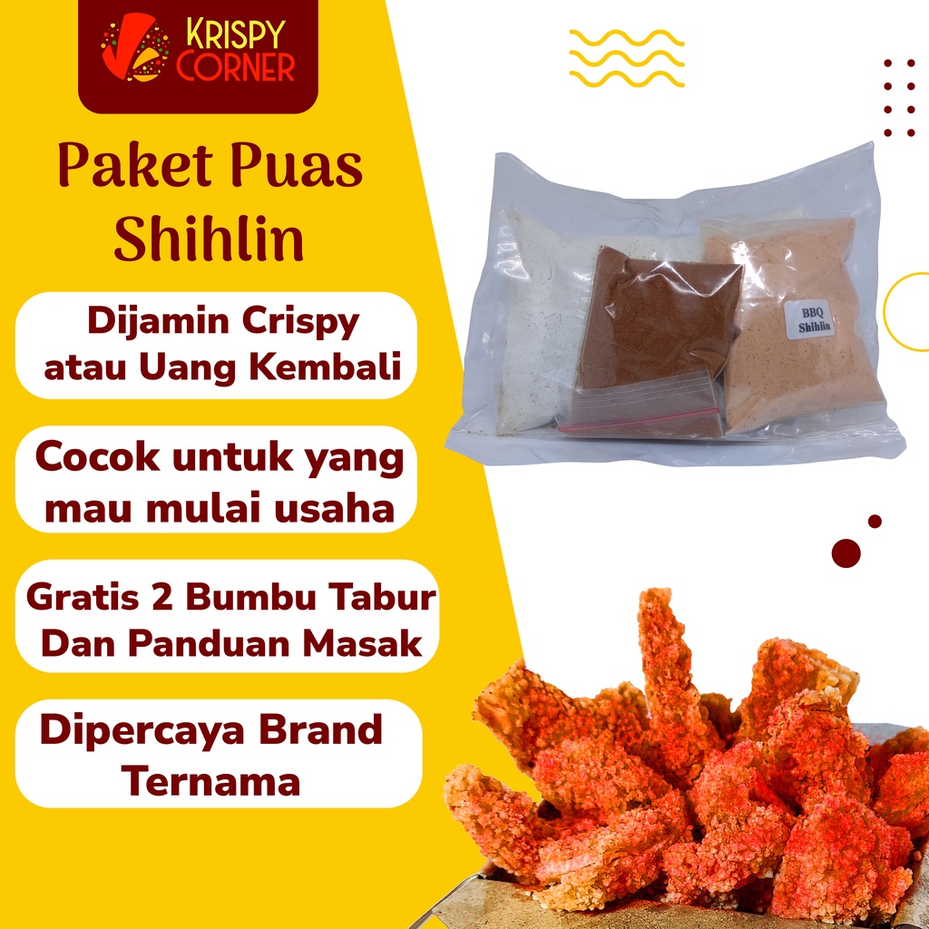 

PAKET TEPUNG AYAM TAIWAN / TEPUNG AYAM SHIHLIN SHILIN / TEPUNG KRISPY CRISPY KRISPI MEDAN