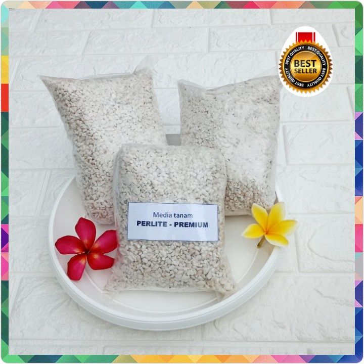 Perlite Premium 1 Liter Media Tanam Hidroponik Kaktus Dll Densiti Rendah Perlit 1 L Natural