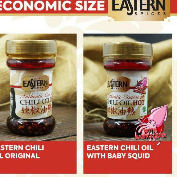 

Termurah SAMBAL / SAMBEL HOT CHILLI OIL EASTERN ASLI MURAH KEMASAN EKONOMIS 120 GRAM HALAL