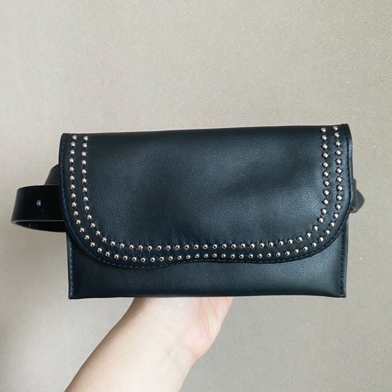 Bershka studded belt bag
