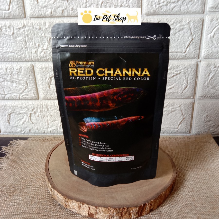 PREMIUM RED CHANNA PELET 88 PREMIUM RED CHANNA