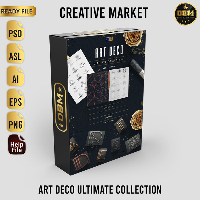 Art Deco Ultimate Collection - Photoshop &amp; Illustrator