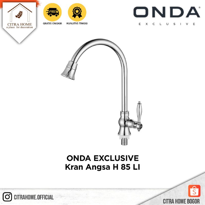 CITRAHOME Onda Exclusive Kran Air / Sink Tap Type H 85 LI Kran Angsa