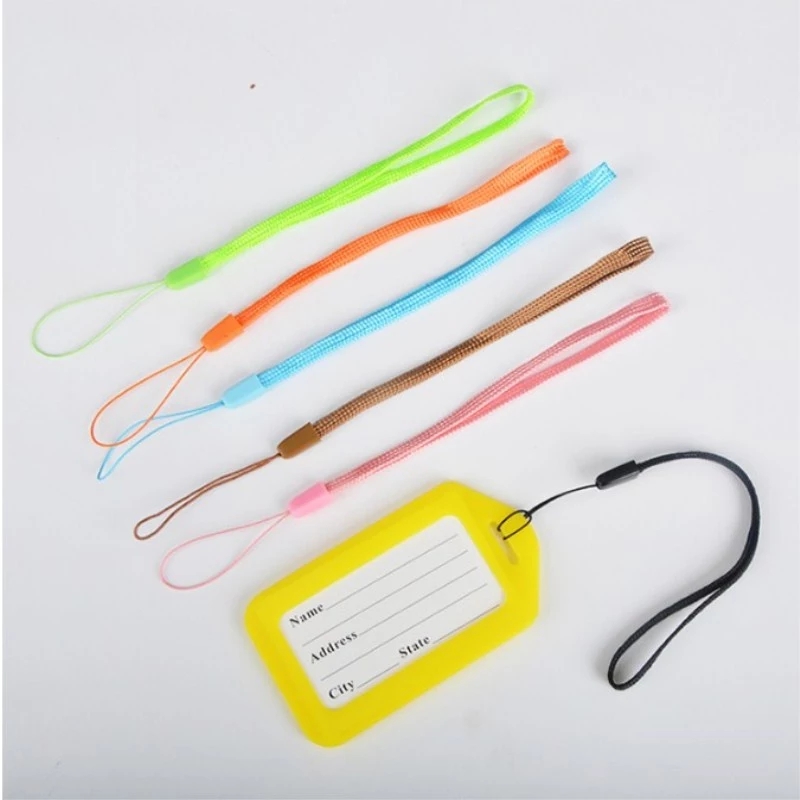 [Stock] Mobile Phone Strap Solid Cute Lanyard /Badge Holder DIY Hang Rope /DIY Hang Rope Lariat Lanyards Webbing Random Color 7 Inch