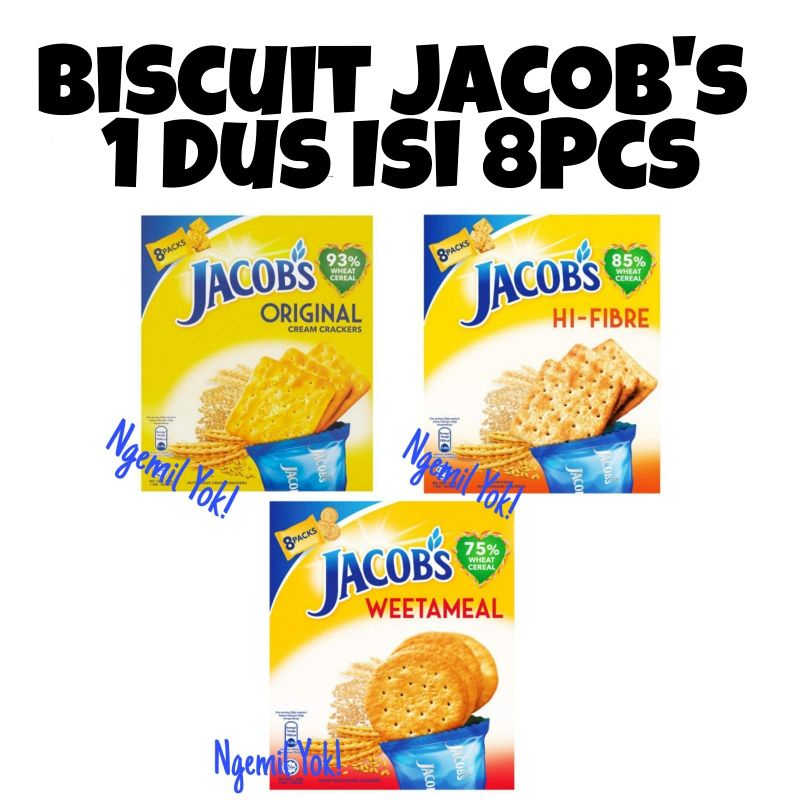 Jacob's Original Cream Crackers / Biscuit Cracker's / Biskuit Jacob