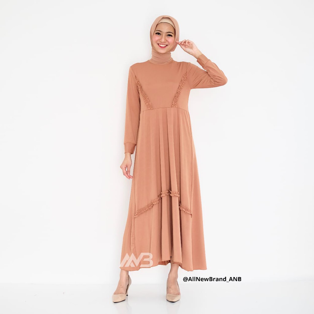 BEFAST - ZEC Gamis GAIA / ANB G1 / Gamis Busana Muslim / Gamis Casual / Gamis Kekinian 2021 / Gamis Polos / OOTD Fashion Muslimah / Gamis Terlaris