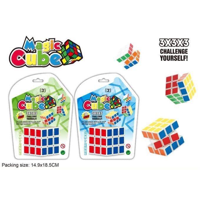 Mainan Edukasi Puzzle Rubik 3X3X3 - Magic Cube Challange - 822
