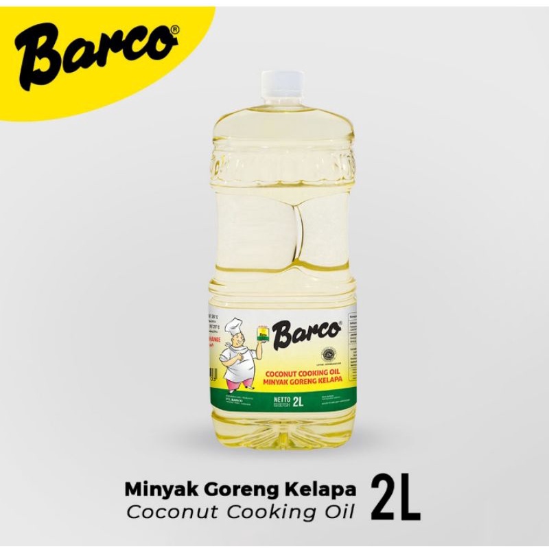 

minyak goreng ( minyak kelapa ) barco botol 2lt