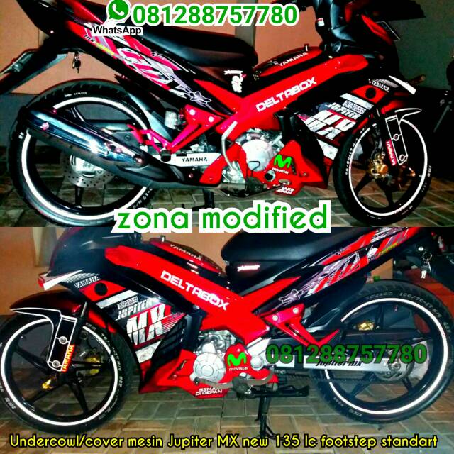 Undercowl Atau Cover Mesin Jupiter Mx New 135 Lc Footstep Standart Shopee Indonesia