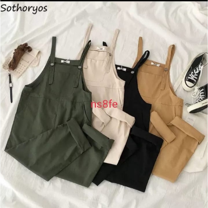 Flow Overall Jumpsuit Wanita dewasa / Baju Kodok Wanita / Pakaian Wanita Jumbo