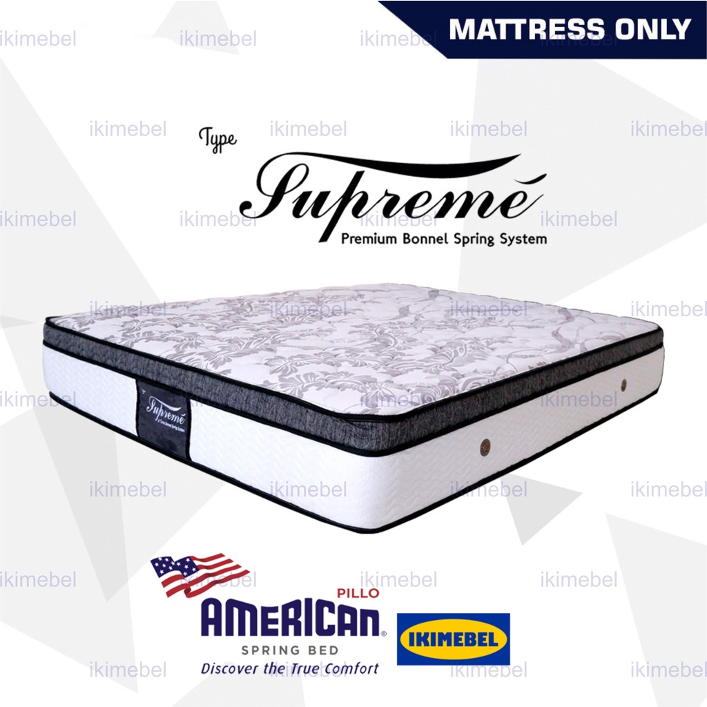 Springbed AMERICAN PILLO Type Supreme Comfortop (Matters Only)