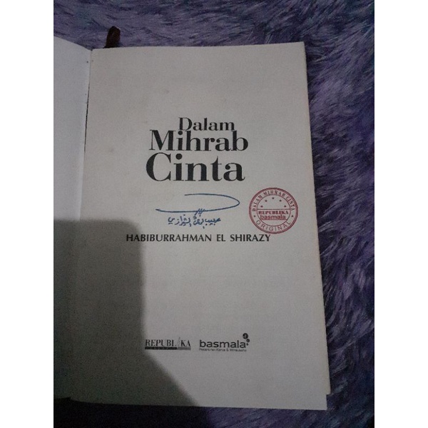 Jual Buku Novel Dalam Mihrab Cinta Habiburrahman El Shirazy | Shopee ...