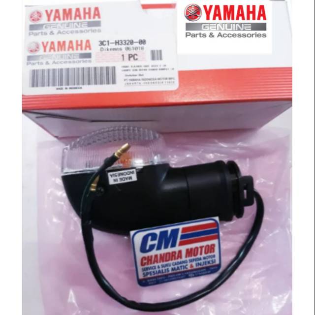 lampu reting lampu sein vixion lama depan kanan th 2007-2012 komplit 3CI-H3320-00 asli Yamaha