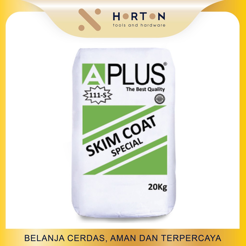 Plamur APLUS Special Skim Coat HIJAU / A Plus Skimcoat Spesial PER KG