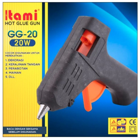 Alat Lem Tembak Listrik Glue Gun Kecil 20w Hot Melt