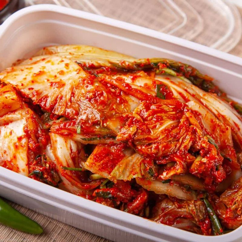 

500G Fresh Kimchi Bonggol Utuh Poggi Kimchi Halal Kimjang Kimchi Baechi Kimchi Sawi Makanan Korea