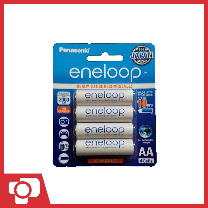 PANASONIC ENELOOP AA 2000mAH ISI 4 BATERAI RECHARGEABLE