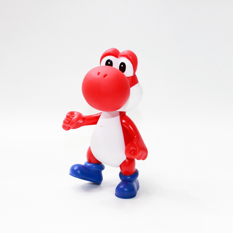 Mainan Boneka Action Figure Super Mario Bros Bahan PVC Ukuran 12CM