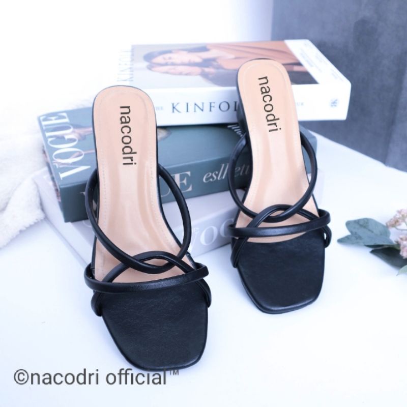 nacodri - KIA heels wanita 3cm