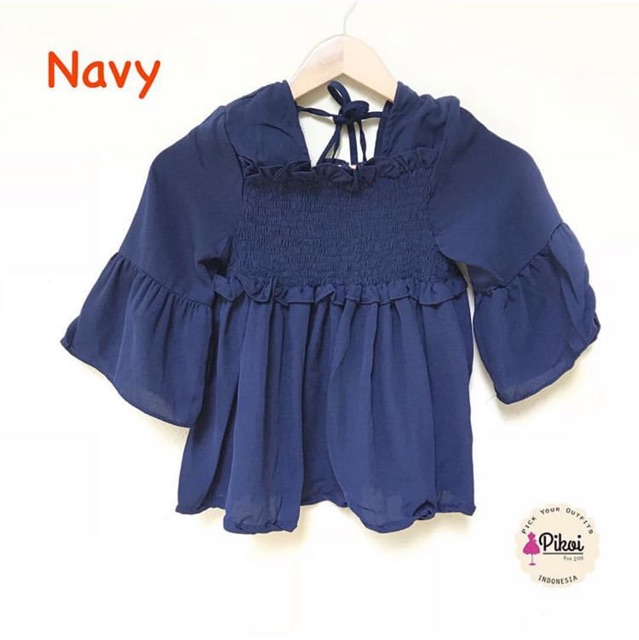 Blouse sabrina murah / blouse polos wanita / blouse pantai / blouse jalan / blouse off shoulder 1668