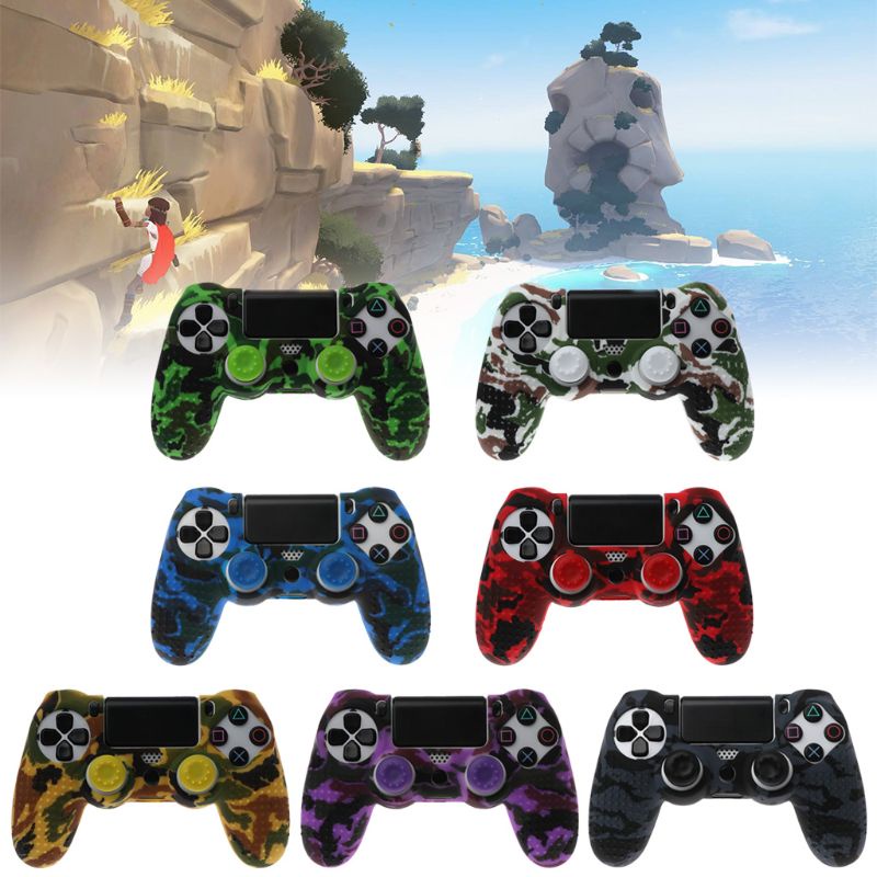 Btsg Camo Silikon Untuk Case Pelindung Penutup Kulit Untuk4+Thumb Grips Cap