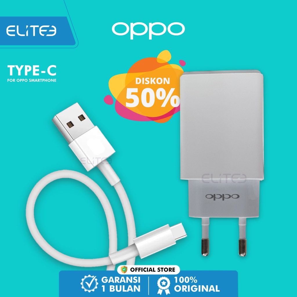 Charger Oppo Type C Fast Charging