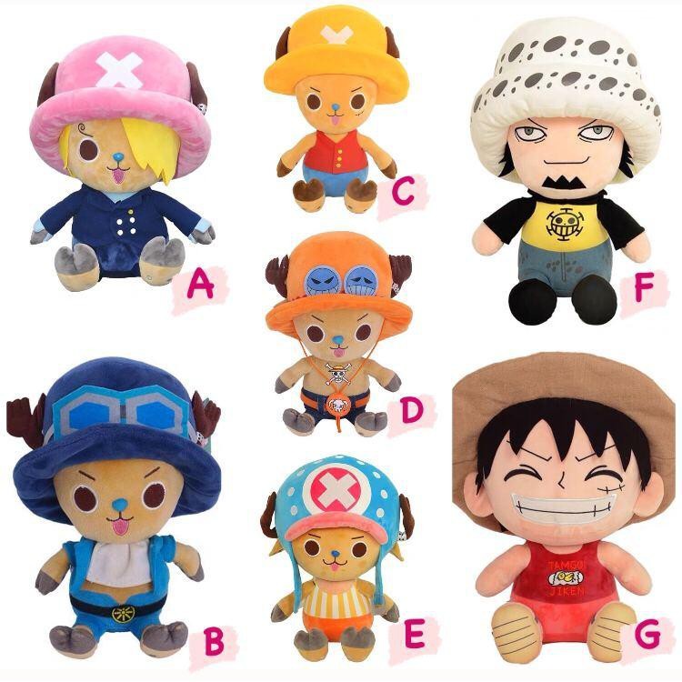 BONEKA ONE PIECE MONKEY D LUFFY CHOPPER BONEKA